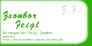 zsombor feigl business card